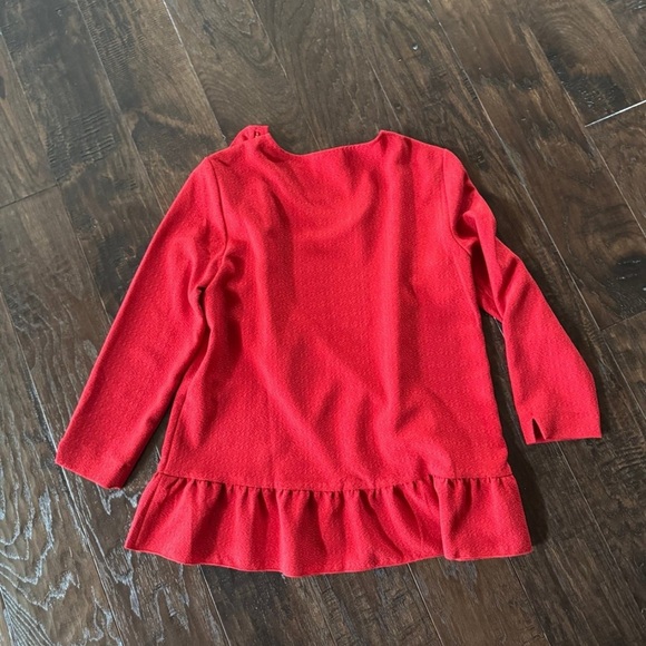 Sézane Red Ruffled blouse - Picture 4 of 6